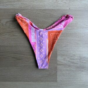 SKATIE Montana Suzanne Pink and Orange Bikini Bottom
